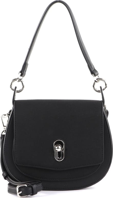 SEIDENFELT MANUFAKTUR Schoudertas SFM213 Small Saddle Bag Black Zwart