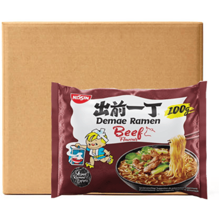 Nissin Demae Ramen Instant Noedels Rundvlees 30 x 100 g