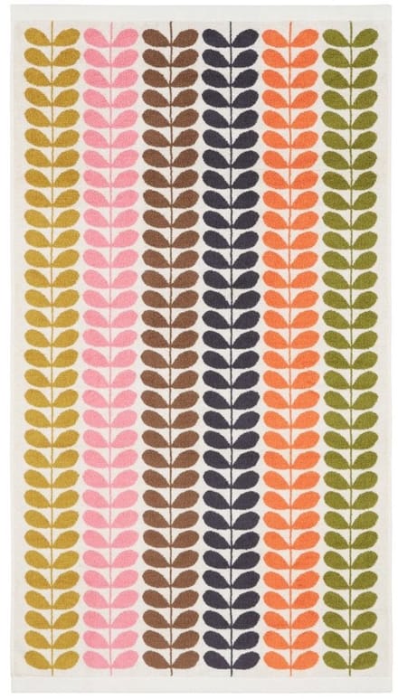Orla Kiely Multi Stem Auburn jacquard douche-bad handdoek - multicolor - 70x125 cm