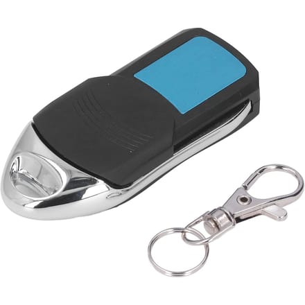 433MHz Garagedeuropener Afstandsbediening Sleutelhanger 100m Draadloze Transmissie 27A 12V 30mAh Batterij black