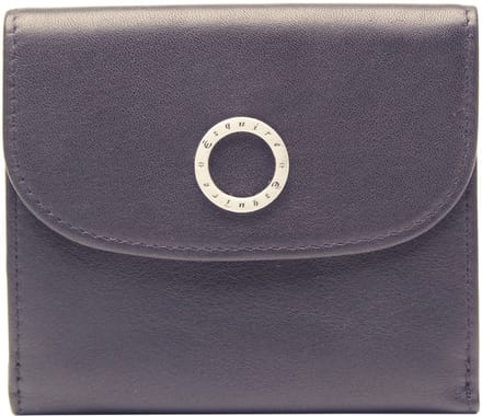 Esquire Leren portemonnee Athena Little Wallet Black zwart