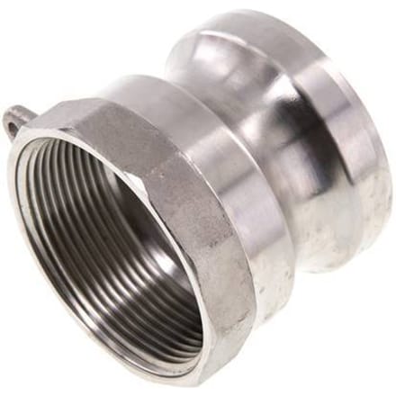 Camlock DN 50 (2'') Koppeling RvsRp 2'' met binnendraad Type A MIL-C-27487