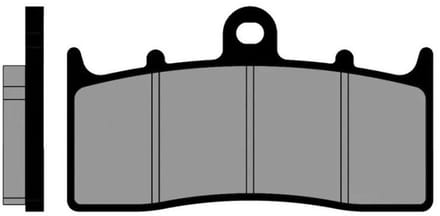Brenta Moto Pro 7124 Gesinterde Remblokken Zilver