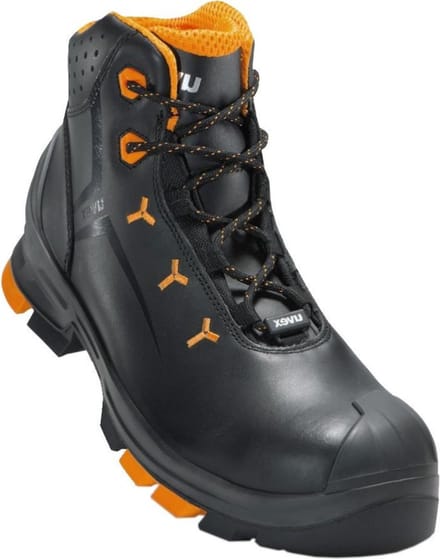 Uvex 2 hoog S3 6503.1 - Zwart/Oranje - 35