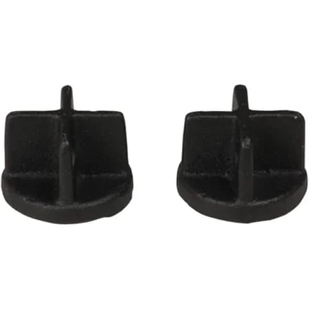 Intensions - Eindknop - Dop - Zwart - Diam. 28 Mm - 2 Stuks