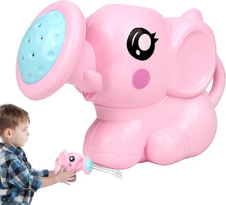 Kinder Gieter - Olifant Sproeier - Buiten Spelen - Interactief Water Plezier - 14.5 cm - Roze