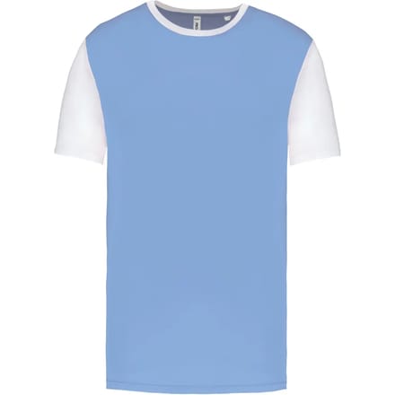Tweekleurig herenshirt jersey met korte mouwen 'Proact' Black/Red - M