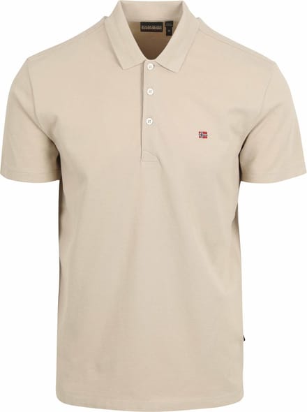 Napapijri Ealis Polo Beige - Maat S - Heren