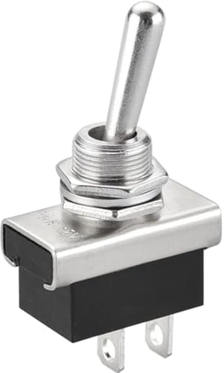 Metalen Tuimelschakelaar 12V 25A Aan/Uit 2 Posities 2-Pools voor Dashboard