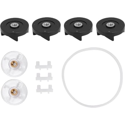 Accessoires voor 6 basistandwielen en mestandwielen als vervangingsonderdeel voor de Magic Bulle Blender(Groep 3)250W white
