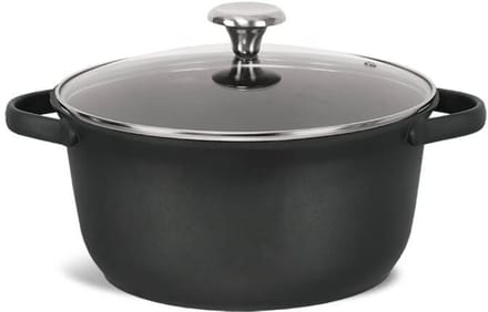 Grote Aluminium Pan met Deksel 28cm - 6.8L - Anti-aanbak