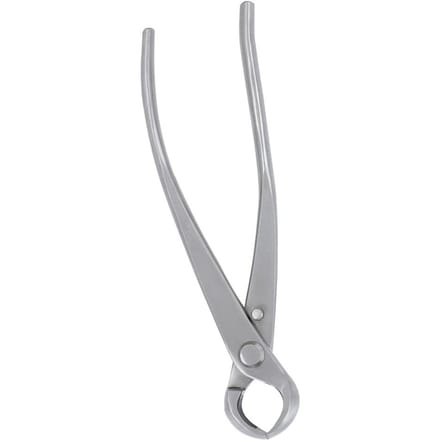 180mm Roestvrijstalen Knopknipper Bolle Schaar Landschapsmodellering Tuin Bonsai Gereedschap gray