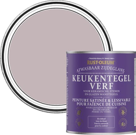 Rust-Oleum Paars Keukentegelverf Zijdeglans - Lila 750ml