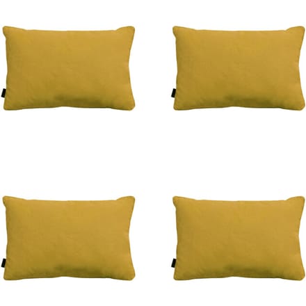 Madison - Sierkussen Panama mustard - Ca. 40x60 cm - Set van 4