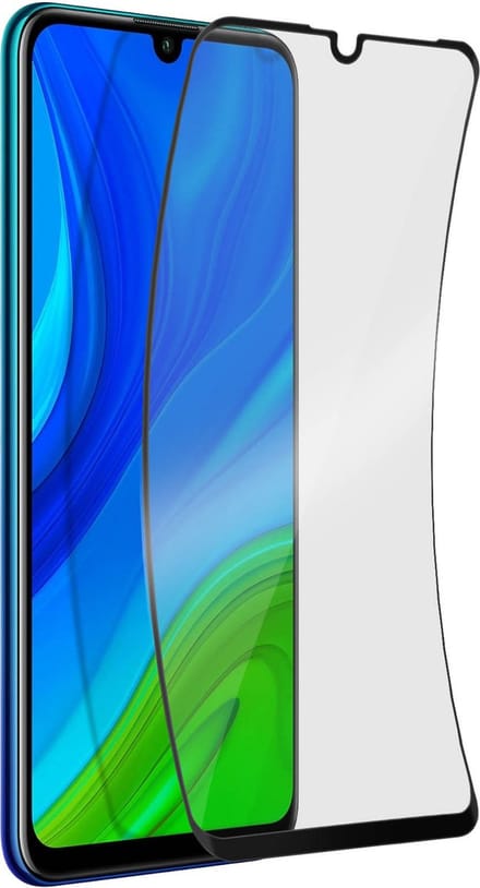 Force Case, Screenprotector geschikt voor Huawei P Smart 2020 - Tempered Glass 2.5D, Transparant