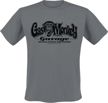 Gas Monkey Garage Logo Heren T-shirt - grijs - M