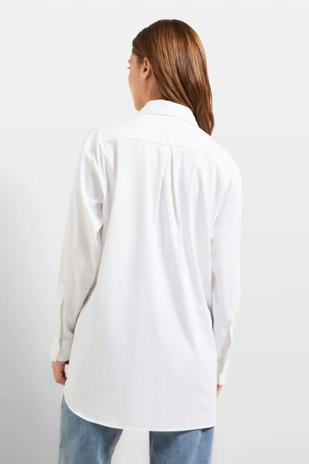Bugatti Damen Blouse van stretchkatoen