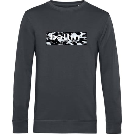 Heren Sweaters met Ballin Est. 2013 Camo Block Sweater Print - Grijs - Maat 3XL
