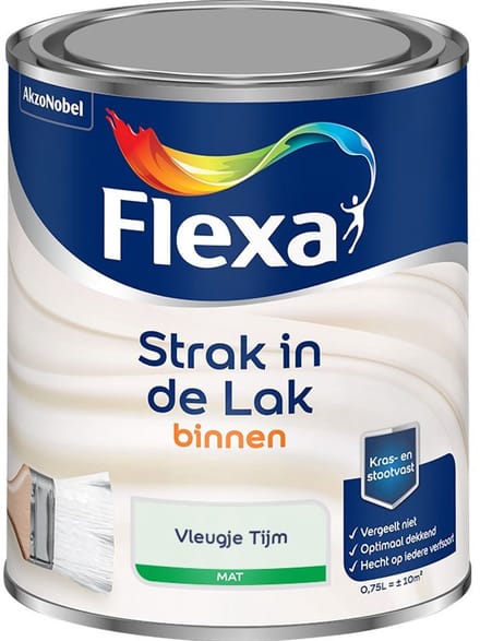 Flexa - Strak In De Lak Binnenlak Mat - Vleugje Tijm - Mengverf - 750 Ml