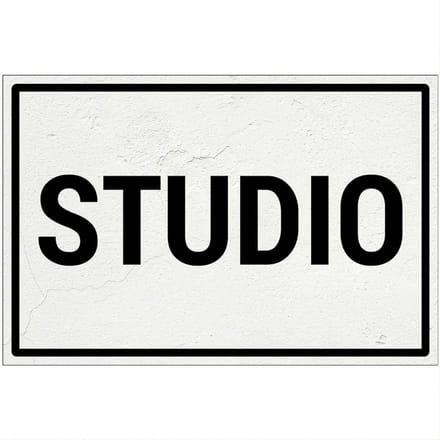 Studio bord | Forex Re materiaal | 60 x 40 cm