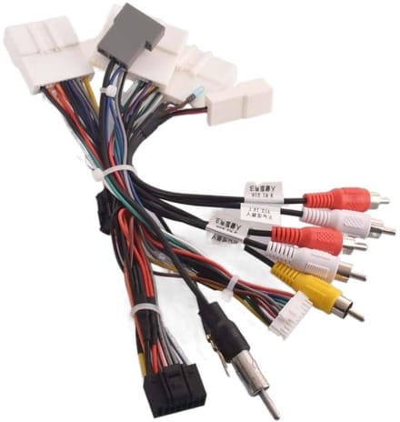 Autoradio Kabelboom - Stereo Adapter - Auto Audio Installatie - Android Compatibel - 185 cm - Multicolor