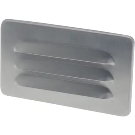 Sencys Vlakkanaal 110x55mm Muurrooster Aluminium