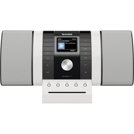 TechniSat MULTYRADIO 4.0 SE, schwarz/weiß Internetradio DAB+, VHF (FM) USB, CD, FM, DAB+, Internetradio, Bluetooth, WiFi, MP3 Incl. afstandsbediening, Spotify,