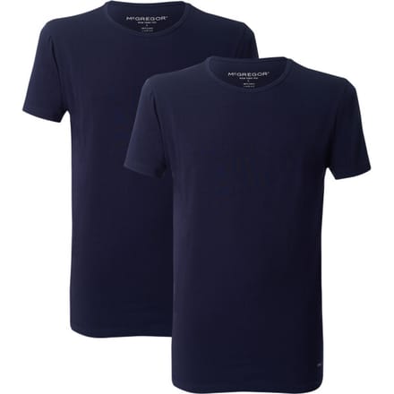 McGregor - Premium Stretch T-shirt - O-Neck - 2-Pack - Marineblauw / Navy - M