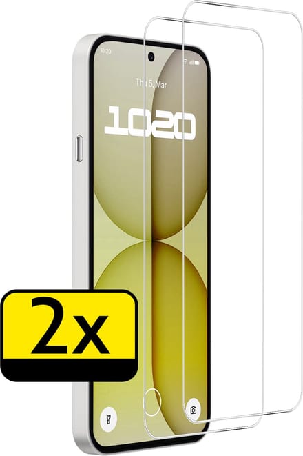 Screenprotector - Geschikt voor Nothing Phone (4a) - 2 Stuks - Extra Sterk - Beschermglas - Gehard Glas - Tempered Glass - Screen Protector