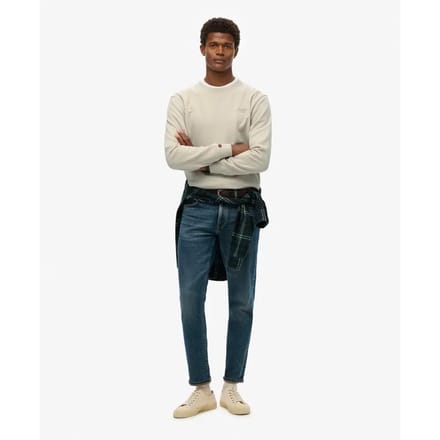 Superdry - Essential Logo sweatshirt met ronde hals - Heren - Truien