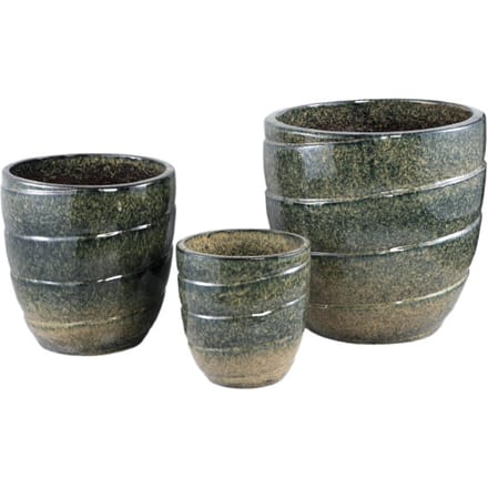 PTMD - Pot Brennen - Groen - 43x43x44cm - Set van 3