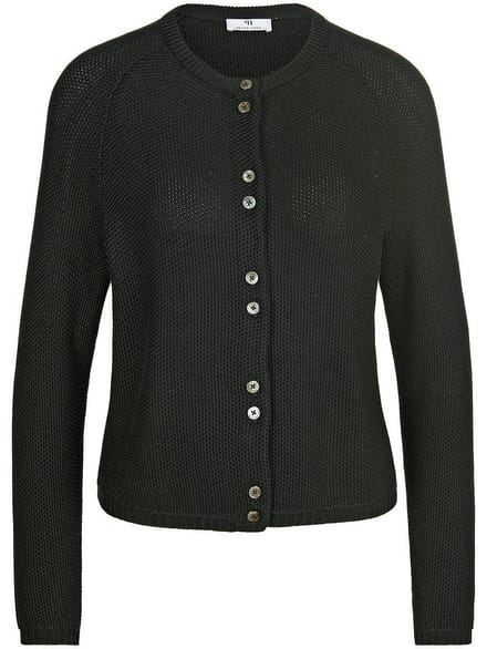 Vest 100% SUPIMA®-katoen Van Peter Hahn zwart