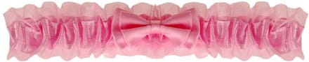 Kousenband grote maat - roze