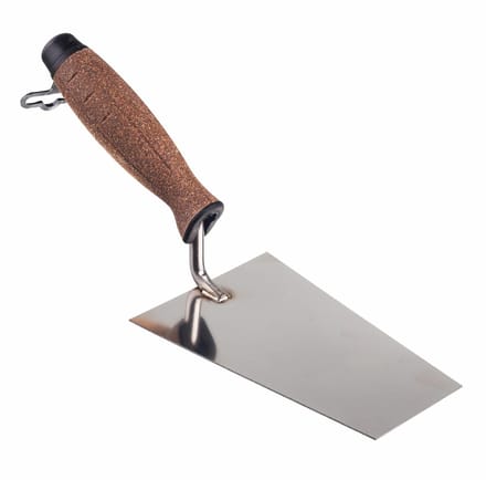 Awtools - Trapeziumtroffel - Roestvrijstaal - 140mm - Kurken Handgreep