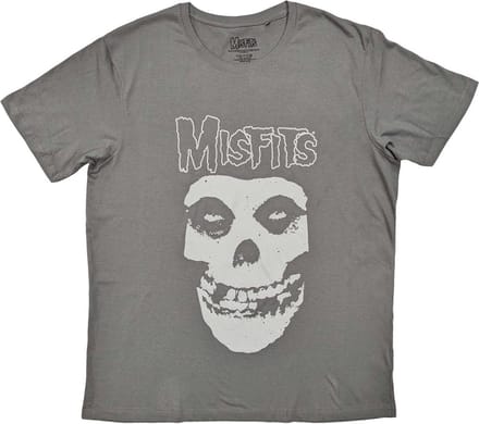 Misfits - Logo & Fiend Heren T-shirt - XL - Grijs
