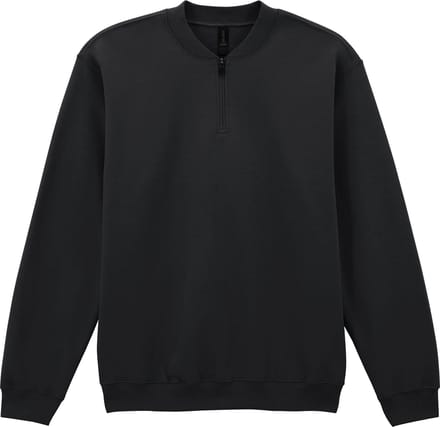 Gildan 1/4 zip fleece sweater GISF008 - Black - M