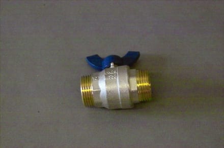 BRÖTJE Kogelkraan 1 Zoll blauw PGM SPZ, 803229
