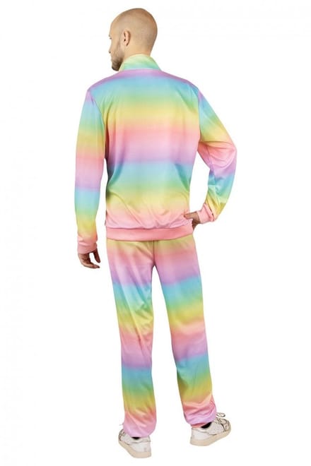 Fout Trainingspak Regenboog Pastel Heren - Maat 50
