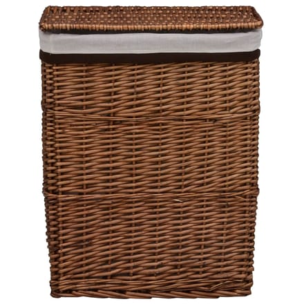 vidaXL - Wasmand - wilgen - bruin