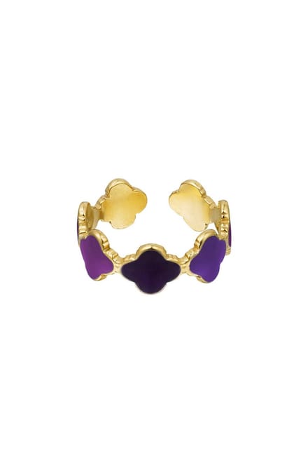 Ring -clover colorful -One size- yehwang