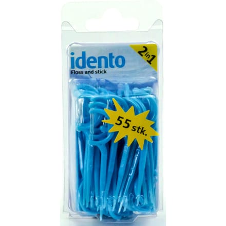 Idento Floss &amp; Stick 2in1 55 st