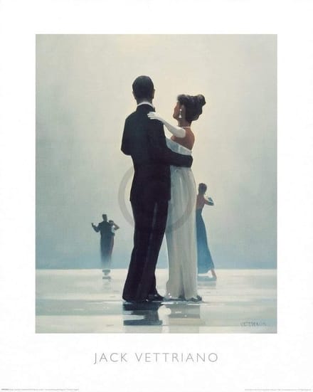 Kunstdruk Jack Vettriano - Dance me to the End of Love 40x50cm