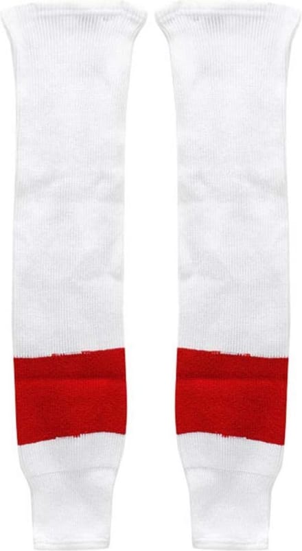 IJshockey sokken Junior Detroit Redwings wit/rood