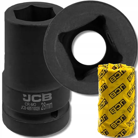 JCB - Dopsleutelset - 28mm - 1 inch - 6-kant