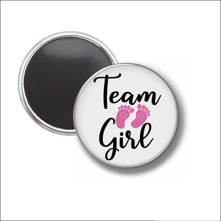 Button Met Magneet 58 MM - Team Girl - NIET VOOR KLEDING