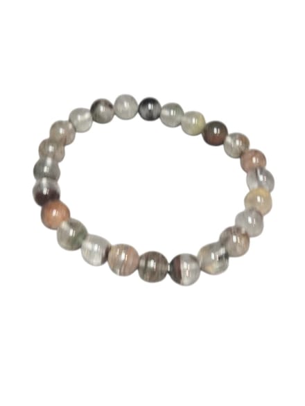 Fantoomkwarts edelsteen armband.