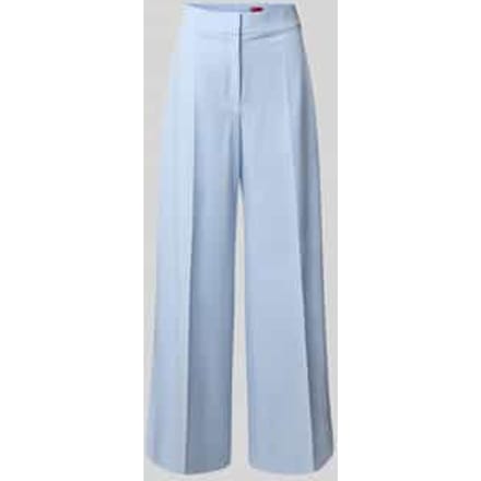 flare-fit wijdte broek met viscose model 'HUZILI'