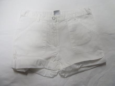 Petit Bateau , korte broek , short ,meisje , wit , 6 jaar  114