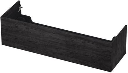 INK - Onderkast 1 Lade Push 2 Open Bestaande Uit - 1400x450x376 Mm - Houtskool Eiken