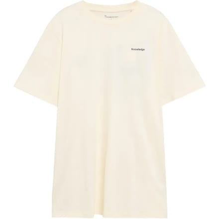 T-shirt met print op de rug biologisch katoen KnowledgeCotton Apparel